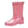 Rain shoes women's adult non-slip fashion outer wear new summer medium tube rubber shoes wear-resistant water shoes waterproof rain boots