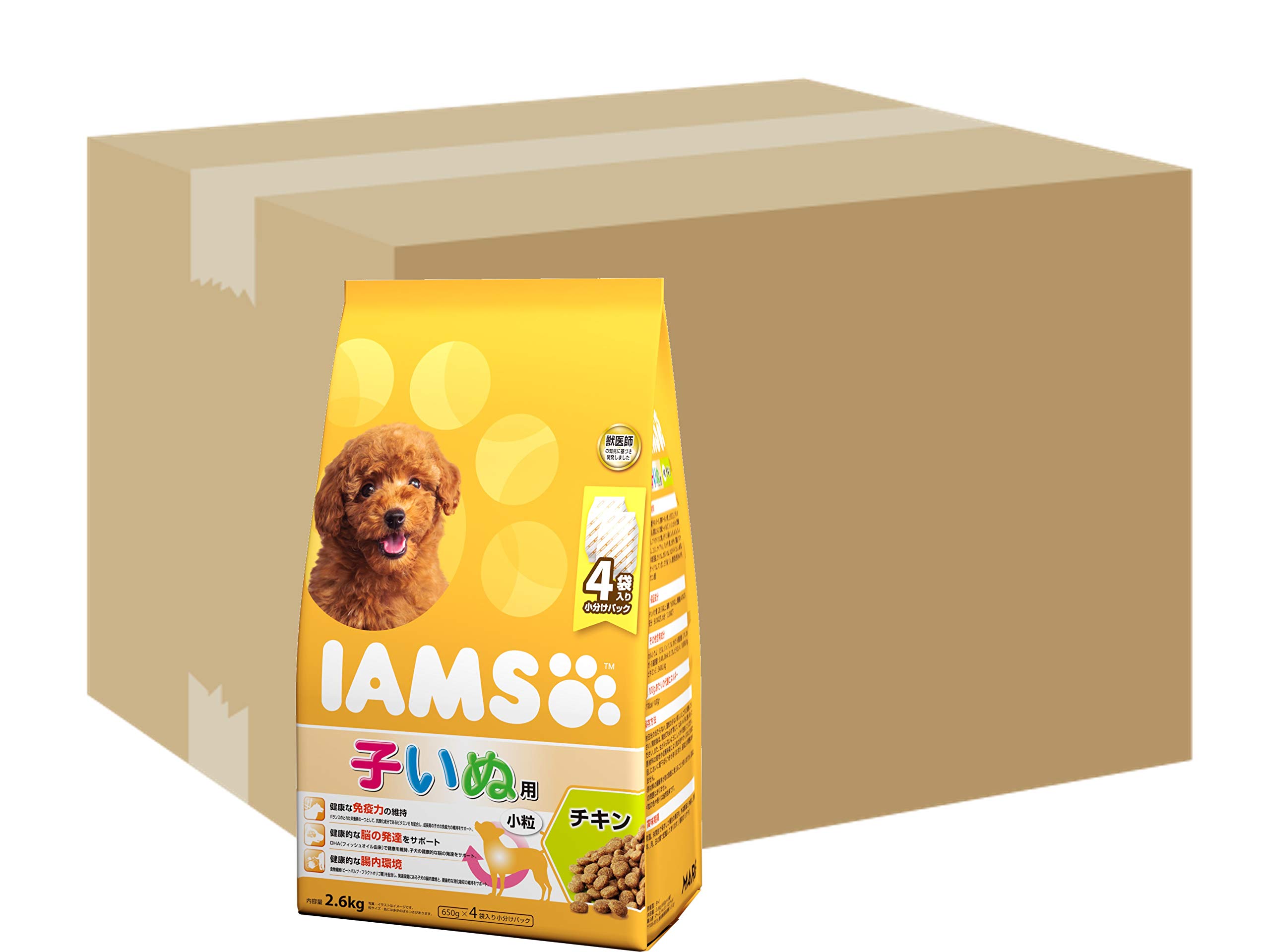 

IAMS Dog Food Small Chicken for Small Dogs x 4 in 2.6kg (Sold Case)