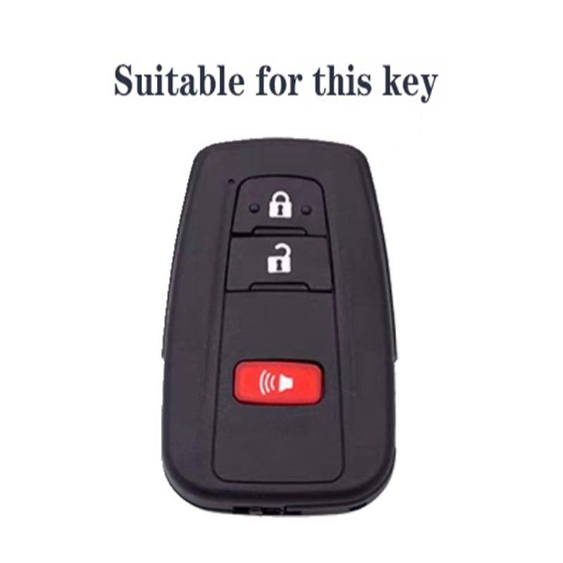 Leather Car Key Case Cover Shell For Toyota Chr Camry Corolla Rav4 Highlander C-Hr Prius Land Cruiser Prado Keychain Accessories