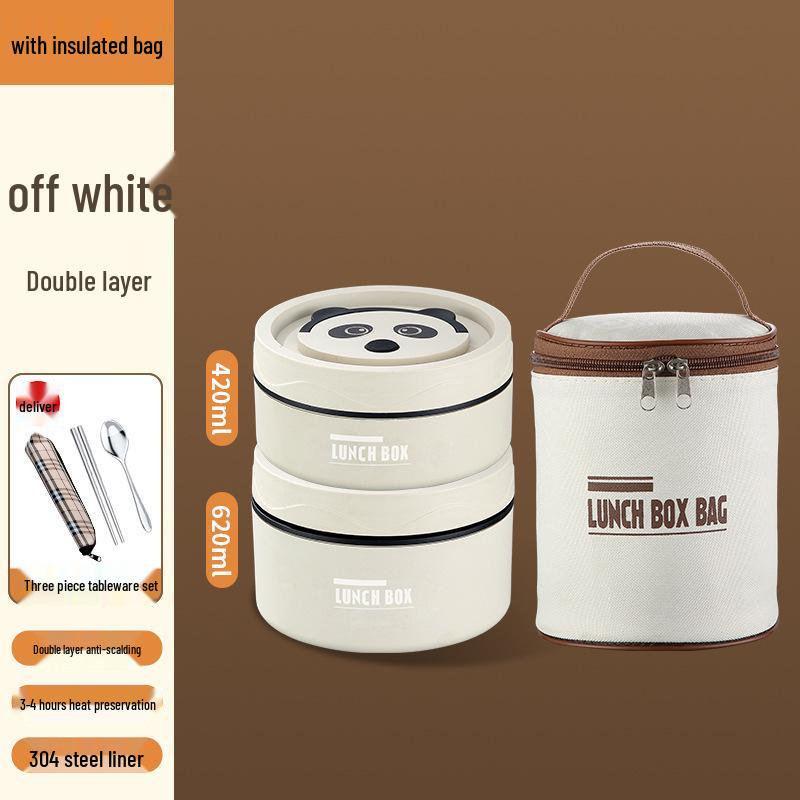 Portable Multi-layer Leak-proof Insulated Bento Lunch Box for Students and Office Workers