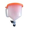 Orange Coolant Pouring Kit Corrosion Resistant Not-Spill Coolant Funnel Kit Radiator Funnel Burping Kit Funnel for Fill