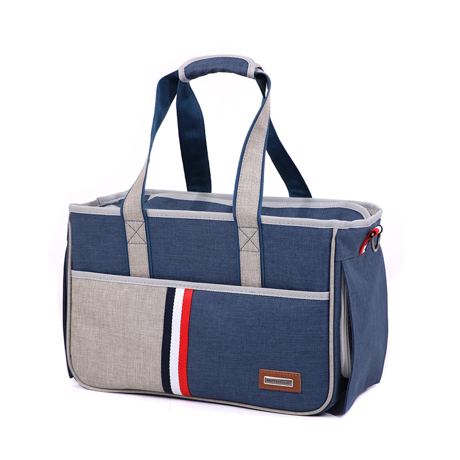 

DODOPET Портативная переноска для питомцев Переноска для кошек Переноска для собак Переноска для путешествий с питомцами Сумка-переноска для кошек Сумка через плечо для кошек и собак dark blue L