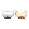 Glass Salad Bowl Multifunction Candy Snack Tray Fruit Basket Serving Bowl for Veggies Home Table Centerpiece Party Decoration