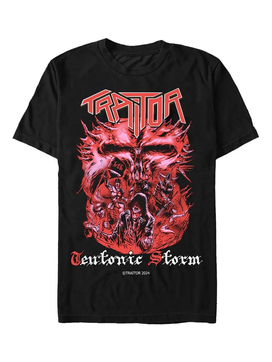 

Men s Traitor Graphic T-Shirt, 100% Cotton Crew Neck Short Sleeve Tee, Casual Summer Top for Daily Wear and Gift M