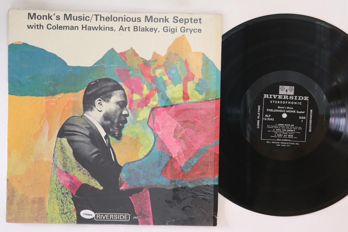 

LP Record THELONIOUS MONK - Monk s Music RLP129242 RIVERSIDE 1965 US Jazz Used