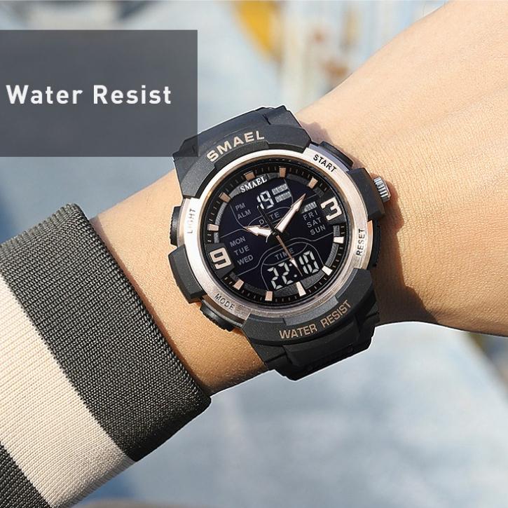 SMAEL Casual Fashion Alloy Multifunctional Waterproof Outdoor Men's Detachable Electronic Watch