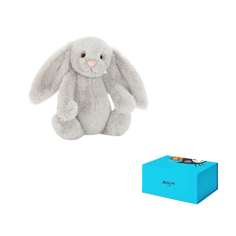 Jellycat Bonnie Rabbit Relief Silver Doll Plush Figure 13cm/18cm/51cm/67cm/108cm Height