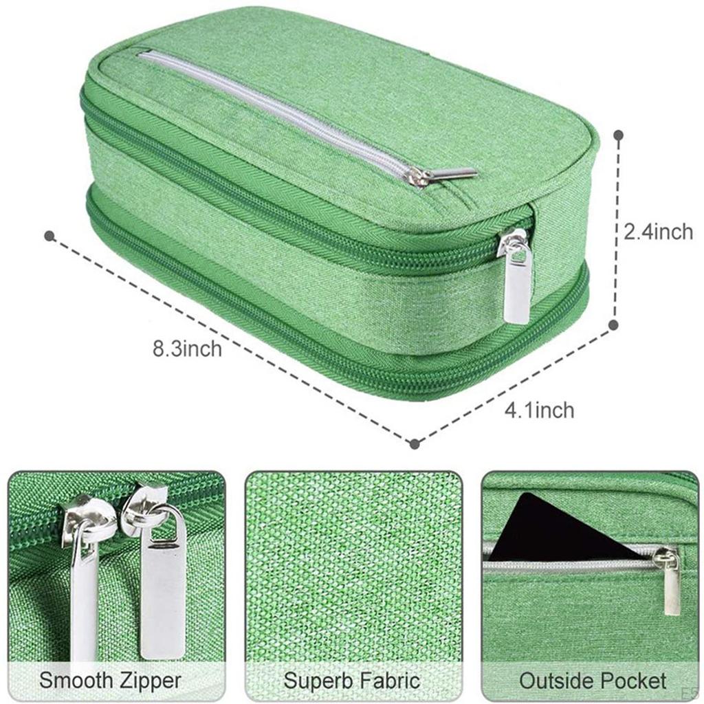Large Capacity Pencil Pouch and Pen Case Cosmetic Bag Office Organizer Storage