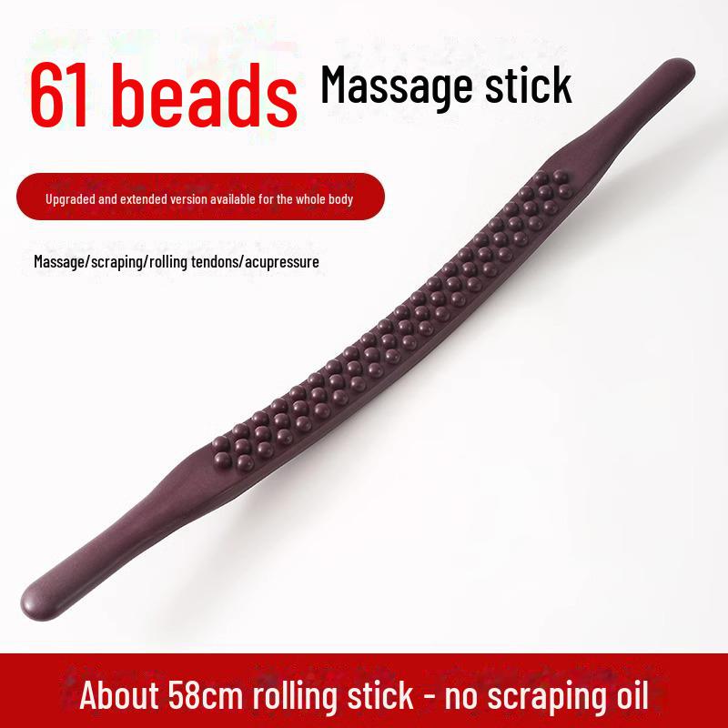 Double Row Muscle Massage Stick for Meridian, Abdomen, Tendon, and Leg Therapy