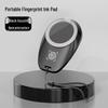 Portable Quick-Drying Red Ink Fingerprint Pad - Safe, Easy To Wipe, Small Size