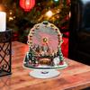 2D flat acrylic Christmas Ferris wheel decoration ornament base rotatable ornament handicraft ornament gift