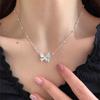 Opal Liquid Butterfly Necklace Sterling Silver 2025 New Clavicle Chain Neck Chain