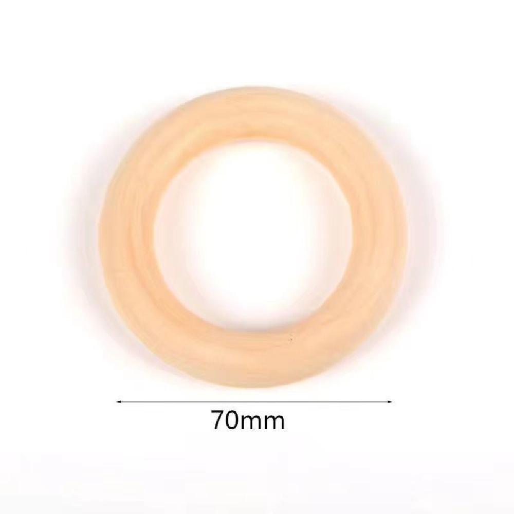 Niedokończone Drewniane Kółko do Ozdób Łączniki Zawieszka Ręcznie Robiona Biżuteria DIY Drewniane Kółko Ręcznie Robione Akcesoria