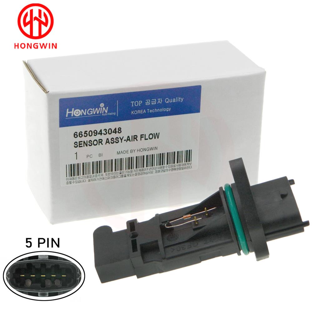 Genuine NO: 6650943048 New Mass Air Flow MAF Sensor Meter For Ssangyong Actyon Kyron Rexton Rodius Stavic 0280218130,0280218131