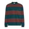 Mens Jeans Stripe Relaxed Fit Long-Sleeved T-Shirt