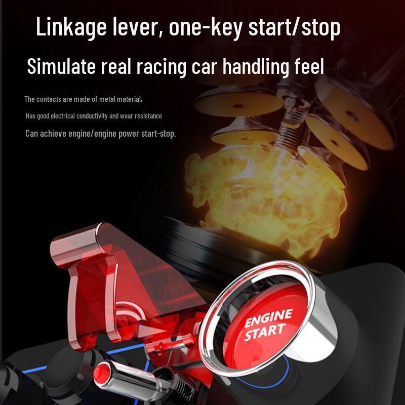 Laishida CB1 Racing Simulator Console with Multi-function RGB Buttons for Euro Truck Simulator 2