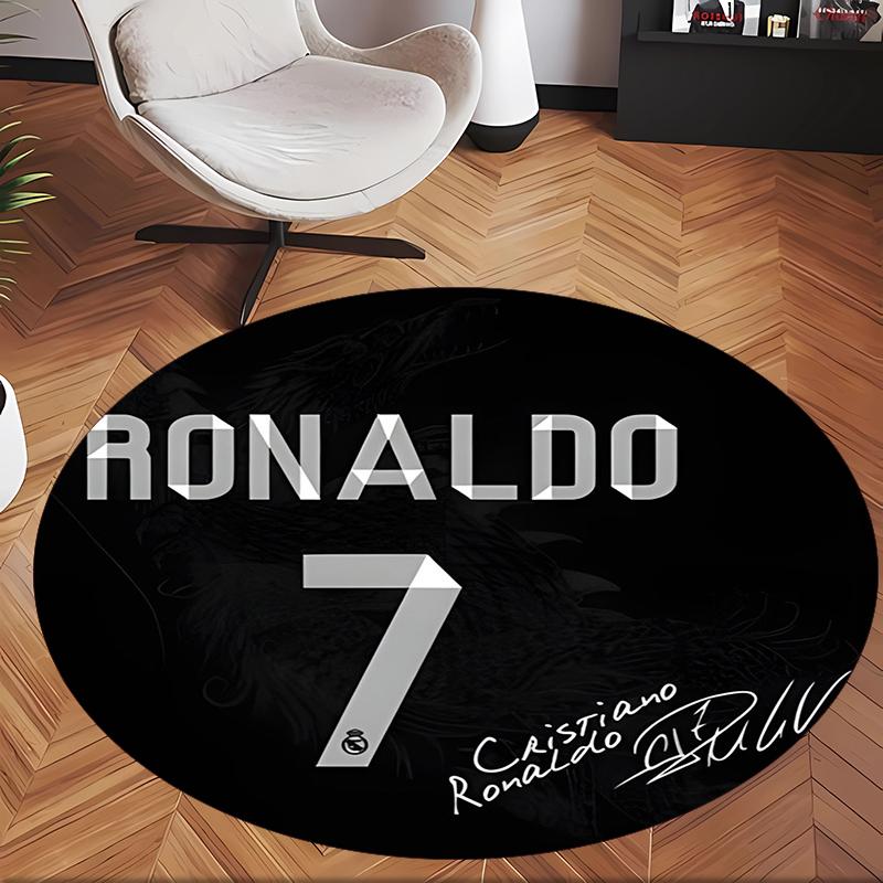 Ronaldo'nun (47) Ofis için Yuvarlak Halı Ofis, Yatak Odası, Oturma Odası ve Ev Alanı için Dekoratif Yer Halısı