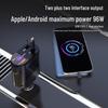 120W Alloy Retractable Car Charger - Four-in-One Super Fast Charging Cable