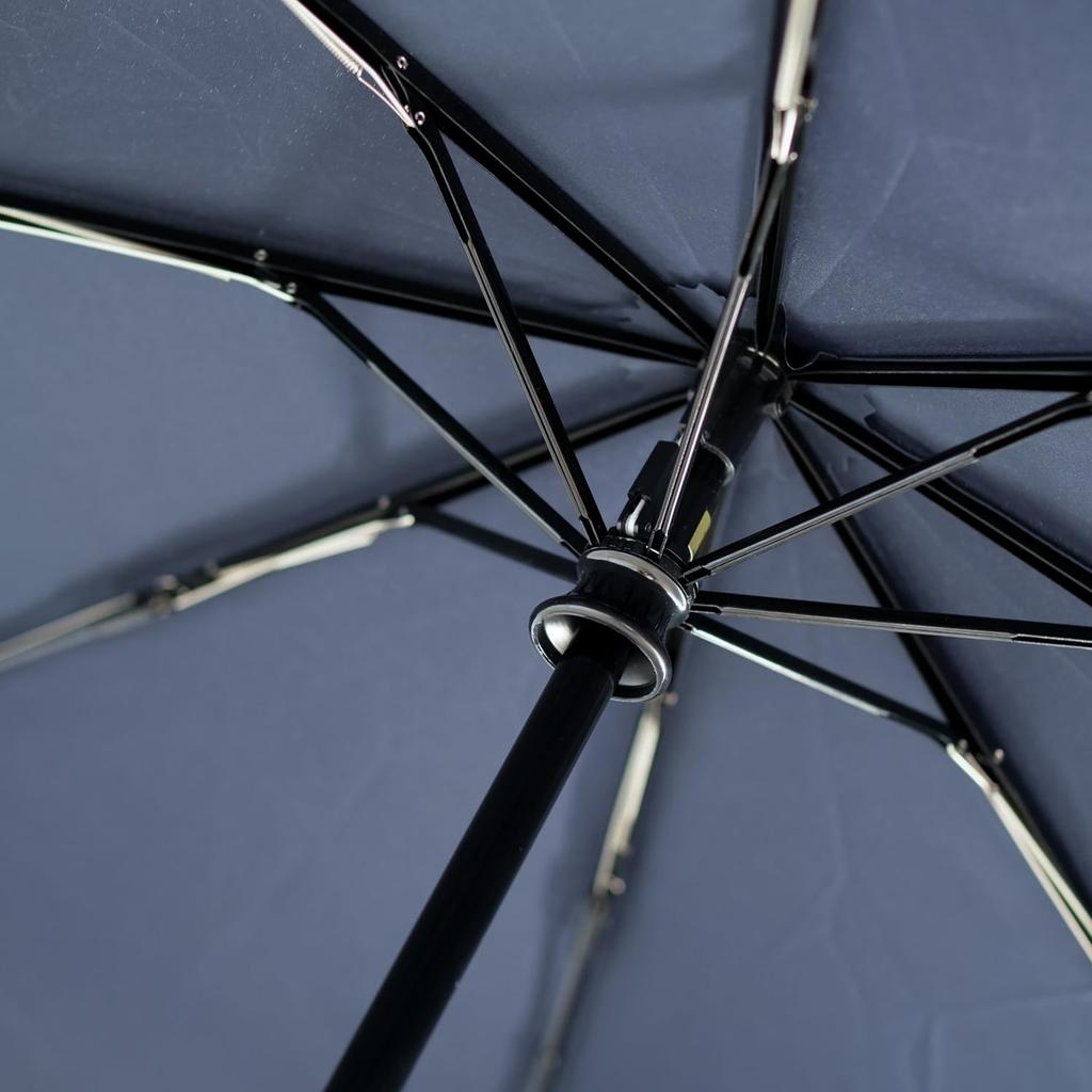 Komiya Shoten Miratore 60cm Large Folding Made in Durable Highly UV Safety Automatic Opening Closing Umbrella, Japan, Men's & Women's, One-Touch