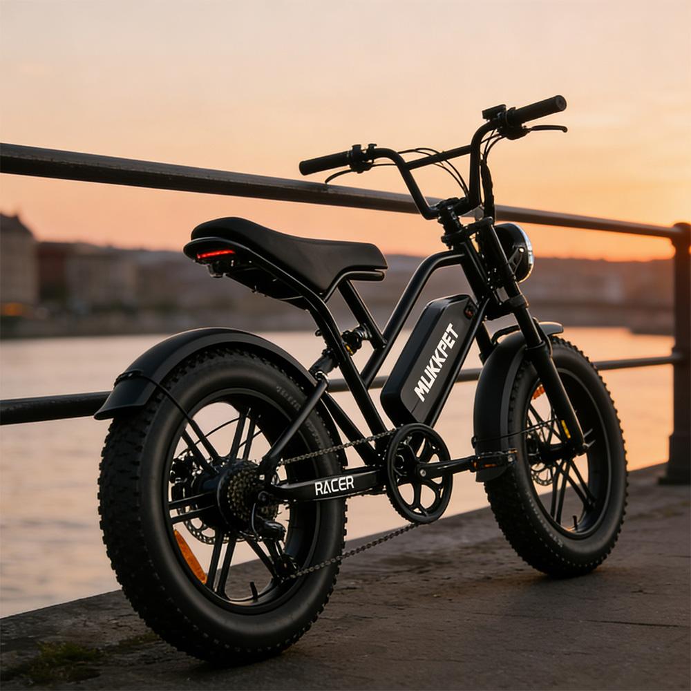Mountain Bike Elettrica Motore 250W Ruote Grasse 20" Full Ammortizzata Bicicletta Elettrica per Adulti 48V 18Ah Freni a Doppio Disco 7 Velocità Velocità Massima 25Km/h