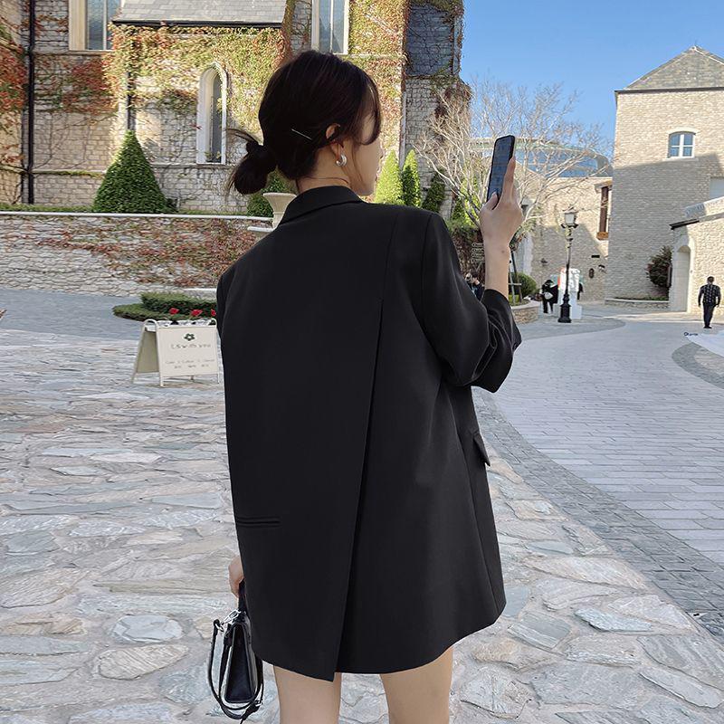 

Women s High-End Slit Shoulder Blazer - Spring/Autumn 2025 Niche Design S (Recommended 40-53 kg)