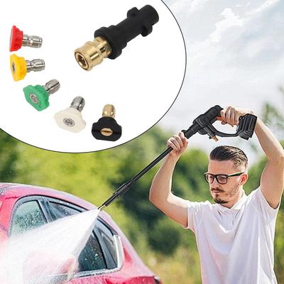 Accesorios Adaptadores para Hidrolimpiadora, Boquillas de Pulverización para Coche de Resina de 1/4 de pulgada, Acople Rápido Hembra