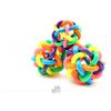 Pet Dog Ball Toys Colorful Bell Woven Toy Popular Dog Bite Resistant Rubber Pet Chewing Playing Fetching Nice Ball Products