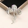 Elegant Flower Brooch Corsage Pin For Clothing Decoration Alloy Craftsmanship Safety Lapel Pin For Gift Event