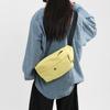 Cycling Chest Bag Solid Color Waist Bag Outdoor Large Capacity Crossbody Bag