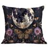 New Imitation 3d Butterfly Printed Pillowcase Retro Home Sofa Cushion Pillowcase Decoration