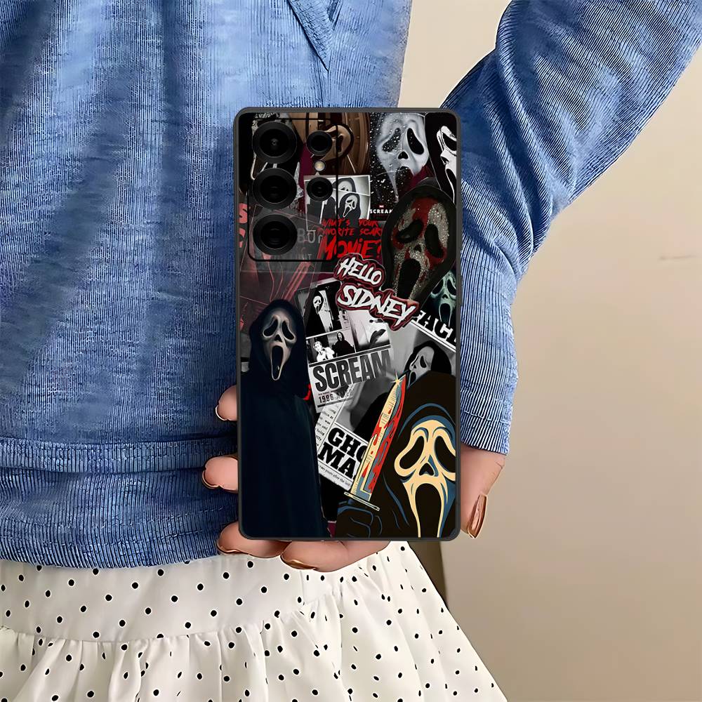 Horor S-scream Dead Phone Case For Samsung S 24 Fe 25 Ultra Plus 20 Lite 21 30 22 23 24 22 Ultra 5G Fundas