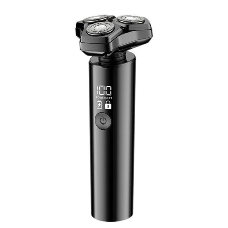Rechargeable Rotary Shaving Machine Face Cordless Beard Trimmer Shaver Replacement Head Magnetic Electric Shaver