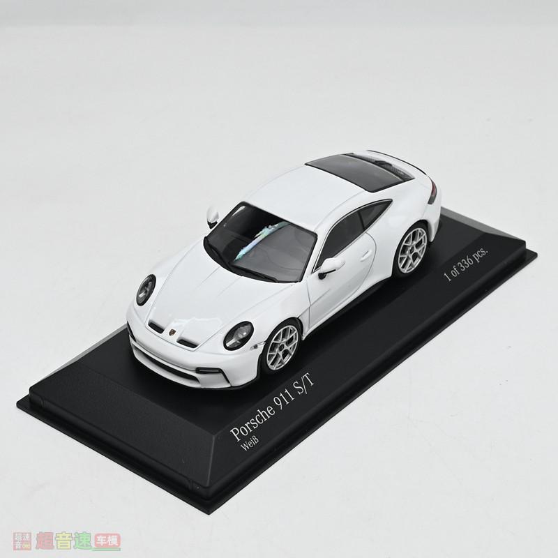Diecast MINICHAMPS 1:43 Scale Porsche 911 992 S/T 2023 Alloy Car Model