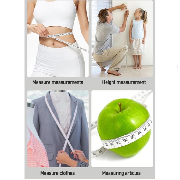 Body Measurement Sewing Tailor Craft Vinyl Ruler Has Inches Scale on Revers