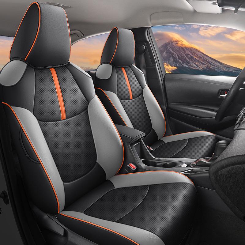 Corolla-Specific One-Piece Leather Seat Cover & Cushion