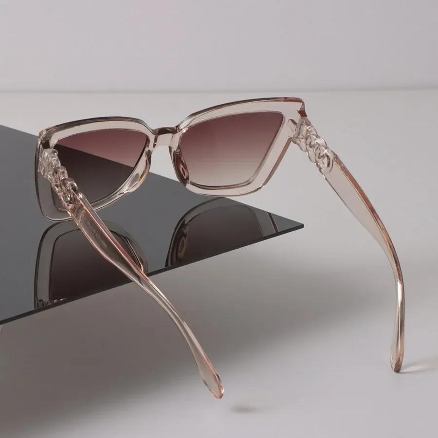 Luxus Cat-Eye Sonnenbrille Damen Herren Cool Marke Designer Spiegel Sonnenbrille Weiblich Männlich Bonbonfarben