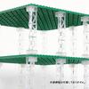 INIBUD Classic Block Parts, Compatible with Base Plates, Roofs, Triangular Columns, Clear (12)