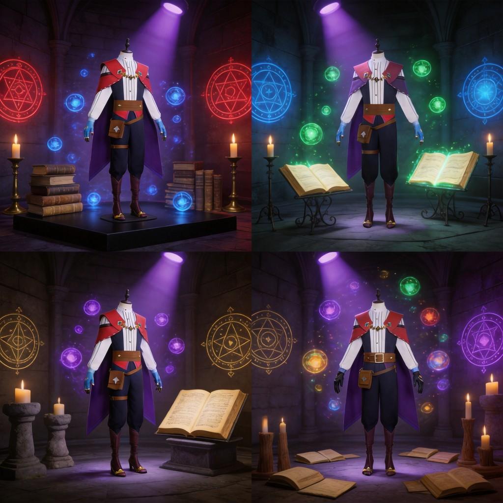 Roco Kingdom Enzo Cosplay Outfit For Manga Characters With Street Style Design For Cosplay Fans