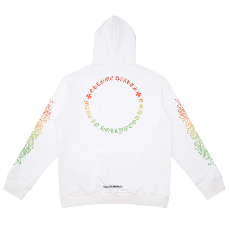 New Chrome Hearts Sanskrit Cross Cropped Hoodie