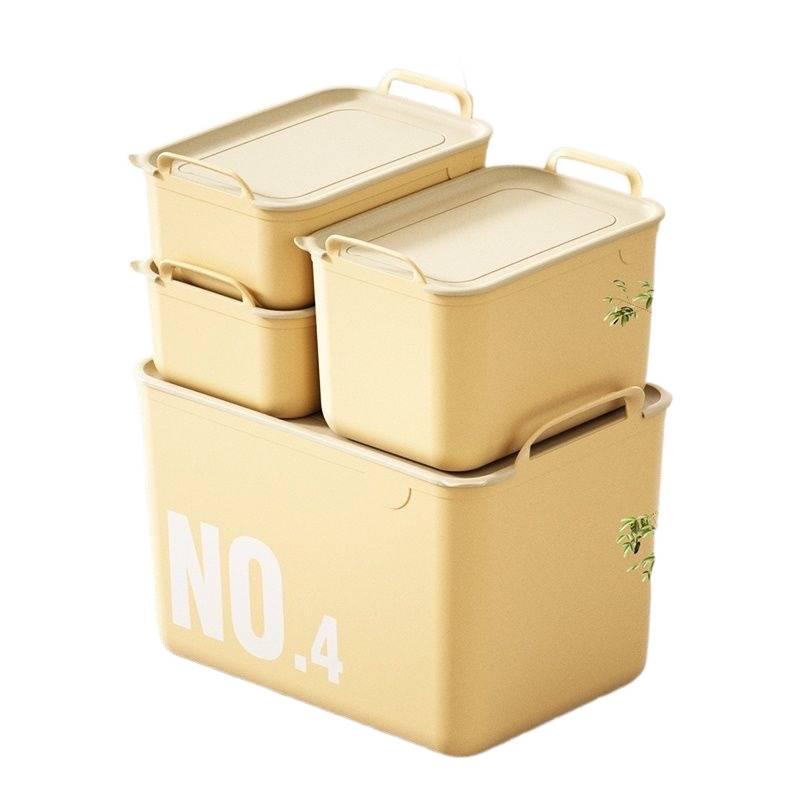 Cream-Style Storage Box for Daily Sundries, Home Socks, Dorm Room Desk Organization