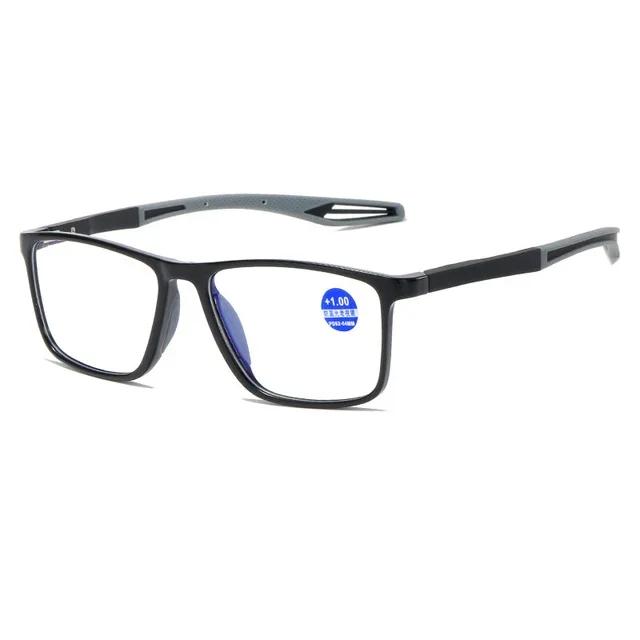Fashion Sports Anti-Blue Light Reading Glasses Unisex Women Men TR90 Far Sight Eyeglasses Optical Spectacle Presbyopia 0 To +4.0
