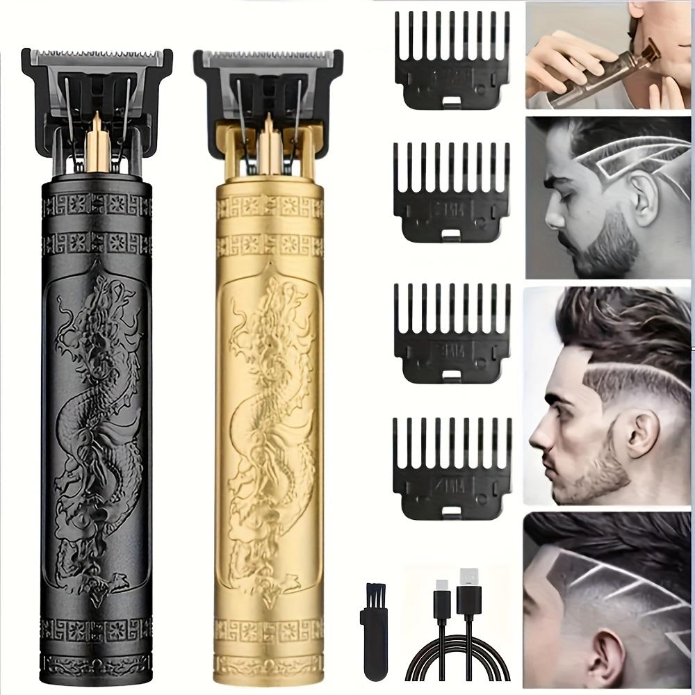 USB-charged electric hair clipper, unisex beard trimmer, bald head trimmer, moustache trimmer, grooming tool, beard trimming kit, barber trimmer,