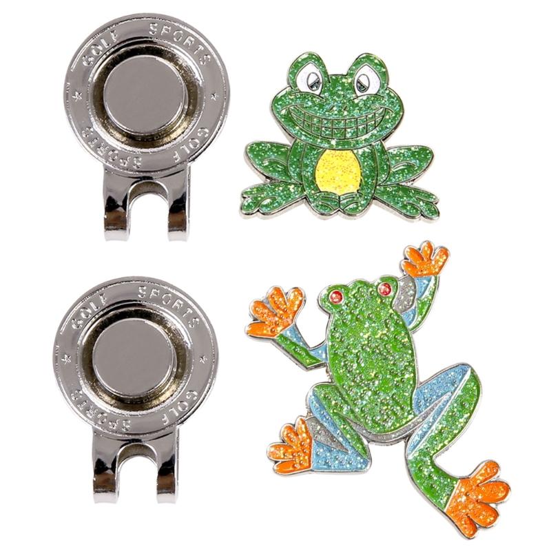 Golf Balls Markers for Men Women Removable Attaches Easily to Golf Hat Golf Balls Marker with Standard Magnetic Hat Clip