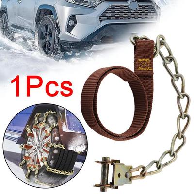 Auto Winter Schnee Ketten Eisen Schnee Kette Rutschfest Kette Schnee Räder Suv Reifen 1t Zubehör Ketten Auto LKW Kette Anti Rutsch Pulver C6D8