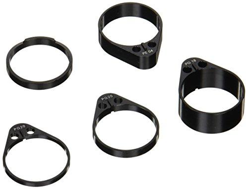 

PRO ESPACIADORES Vibe 1-1/4 Top, 3, 5, 10, 15mm Spacers Set Unisex Adult, Grey