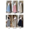 Spring Summer A Line High Waist Pants Skirt Women Trend Fashion Japanese Culottes Casual Loose Ice Silk Wide Leg Pant