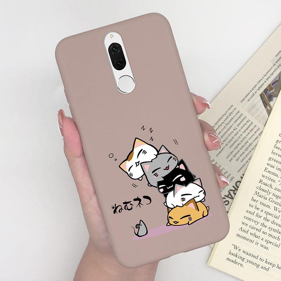 Phone Case For Huawei Nova 2i Cute Love Heart Flower Cartoon Pattern Soft Shell For Huawei Mate 10 Lite Hot New Colorful Fundas