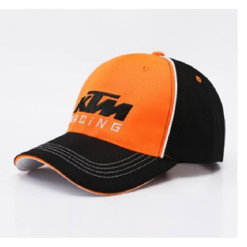 Ktm Baseball Cap With Embroidered Letter Pattern For Motorsports And Casual Wear