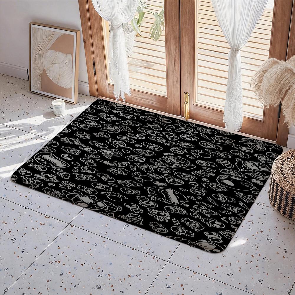 Tappetino da gioco The Binding of Isaac Tappetino ecologico in flanella Tappetino per porta antiscivolo inodore Tappeto per pavimenti interni Morbido tappeto corto in peluche per la casa