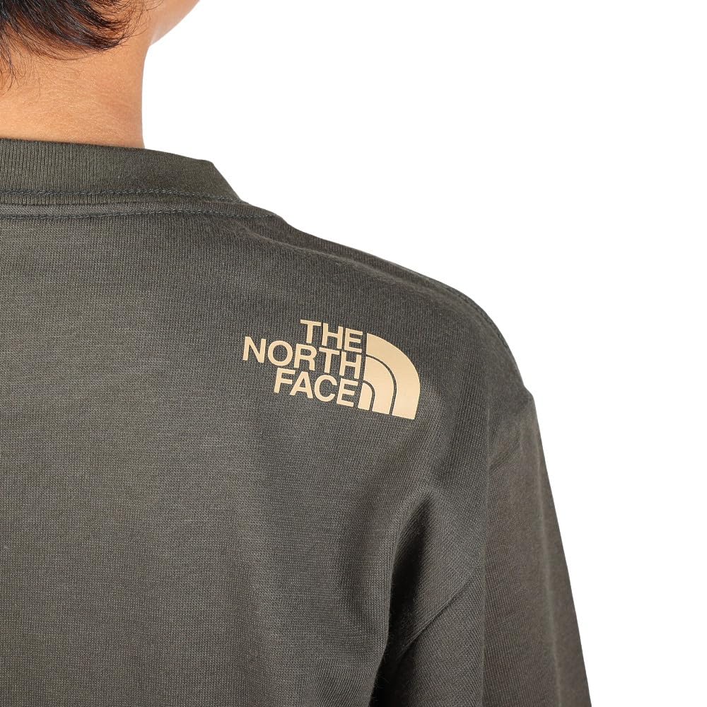 The North Face Long Sleeve Shiretokotoko Organic Shiretoko New Size 120 Kids' Tee, Unisex, Cotton, Taupe,